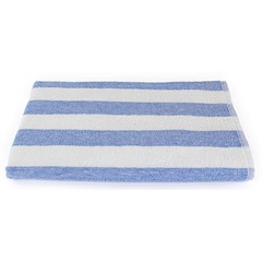 Fibertone Cabana Stripe Beach Towel, Porcelain